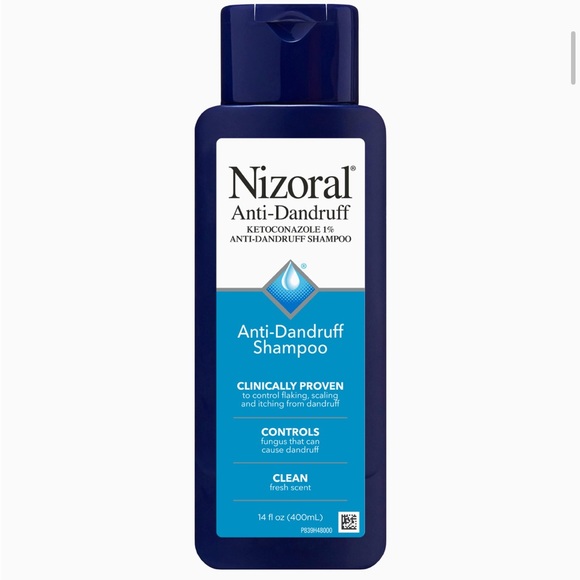 Nizoral Anti-Dandruff Shampoo with 1% Ketoconazole, Fresh Scent, 14 Fl Oz - Picture 2 of 2
